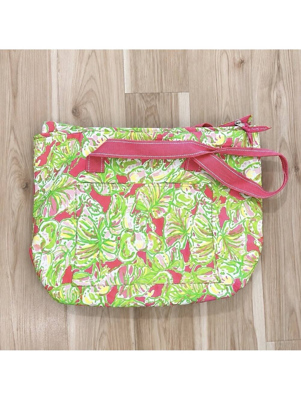 Lilly Pulitzer Insulated Cooler Bag Soft 16x20 Beach Tote Shoulder Elephant Ears